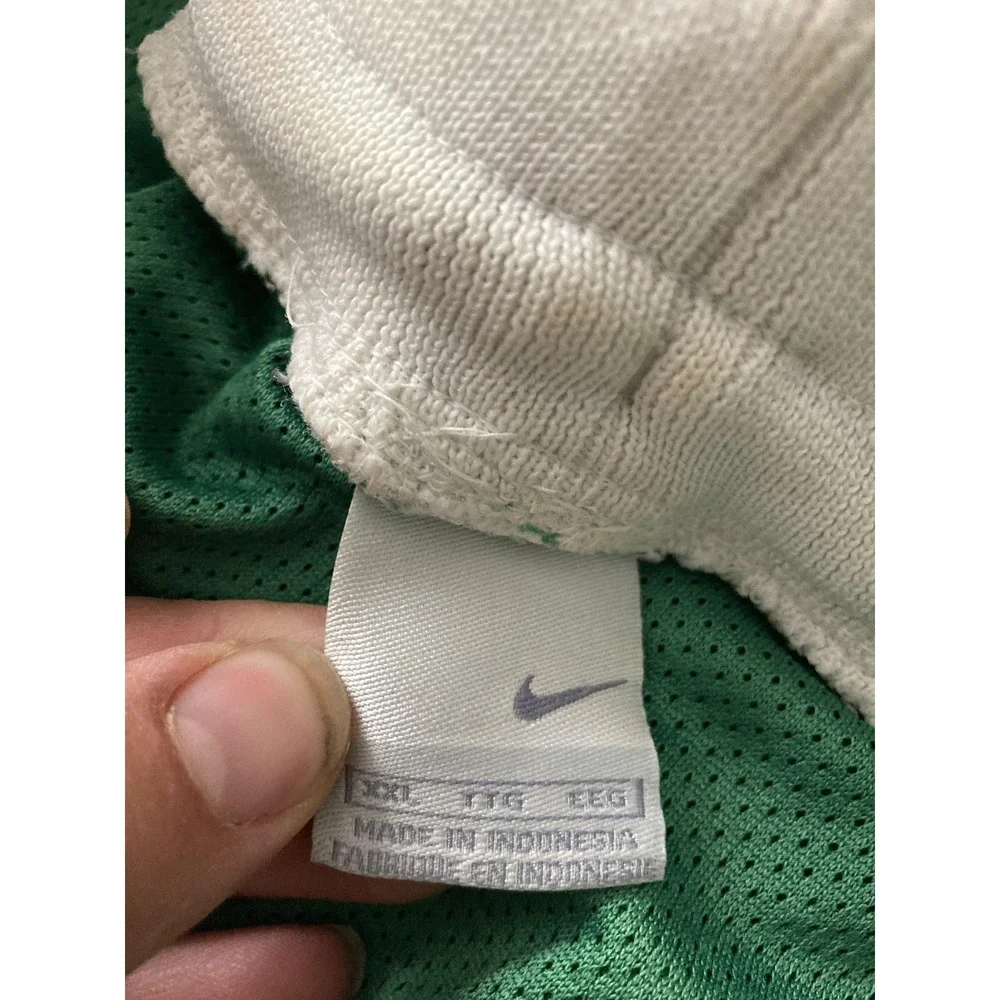 Nike Shorts Lebron James Men 2XL Green Mesh Basketball Colorblock Drawstring